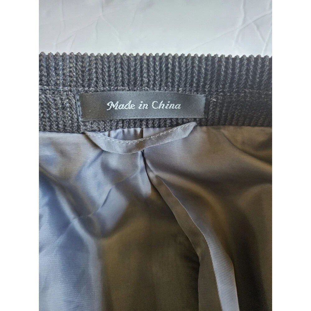 Chaps Ralph Lauren Corduroy Blazer Sport Coat Men 44L Brown Lined 2 Button Retro